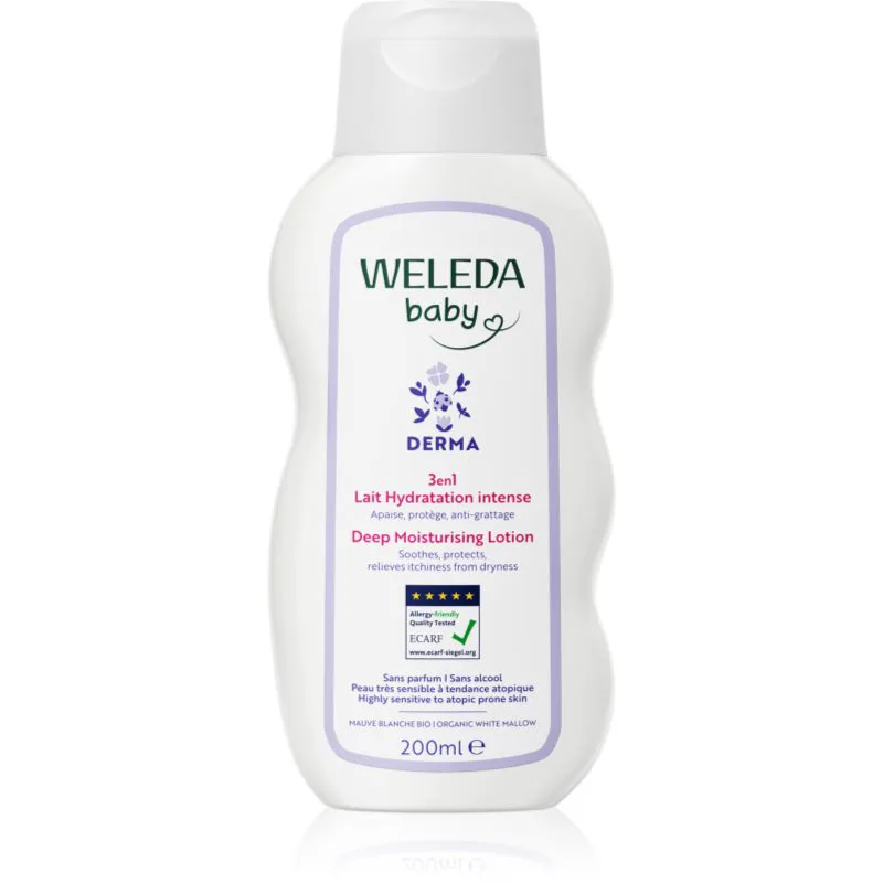 Weleda Baby Derma ενυδατικό γαλάκτωμα για παιδικό δέρμα 200 ml