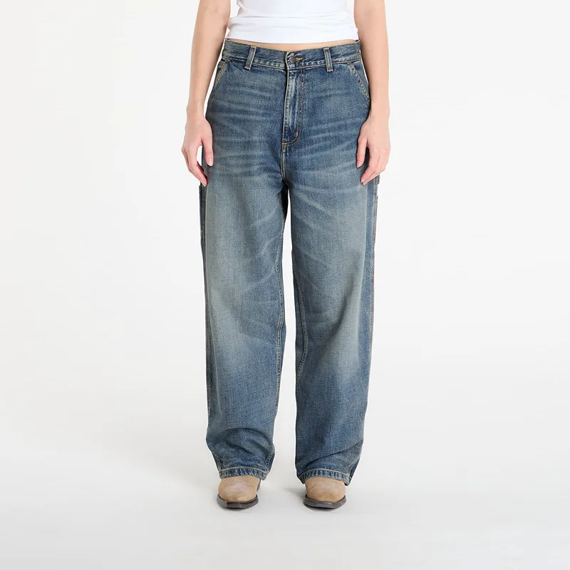 Τζιν Carhartt WIP W' Brandon Single Knee Pant Blue Worn Used Wash XS