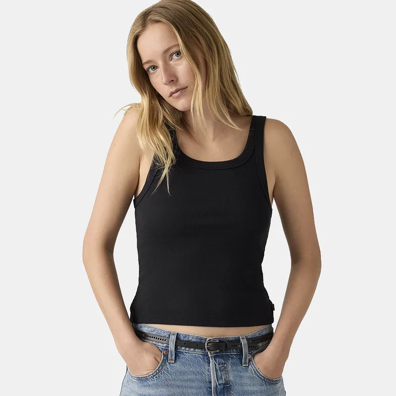 Levi's Essential Ribbed Γυναικείο Αμάνικο T-Shirt (9000256242_90596)
