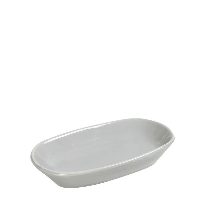 Πιατάκι Σερβιρίσματος Stoneware Light Grey Essentials ESPIEL 15x8,5εκ. OWA112K6 (Σετ 6 Τεμάχια) (Χρώμα: Γκρι, Υλικό: Stoneware) - ESPIEL - OWA112K6