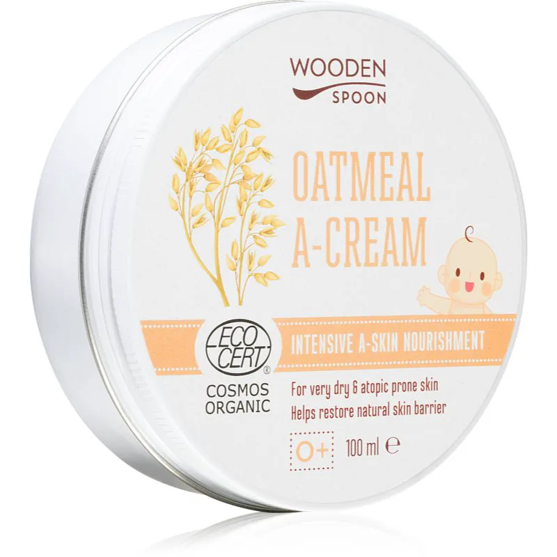 WoodenSpoon Oatmeal A-Cream θρεπτική καταπραϋντική κρέμα για ξηρό και ατοπικό δέρμα 100 ml
