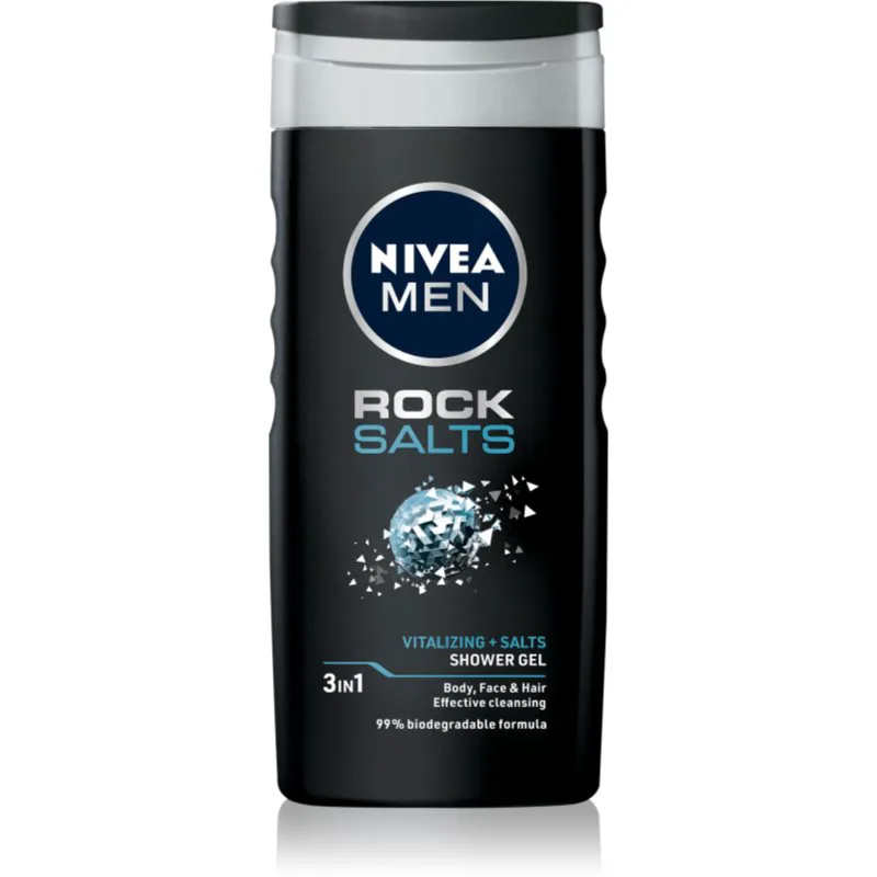 Nivea Men Rock Salt τζελ για ντους για άντρες 250 ml
