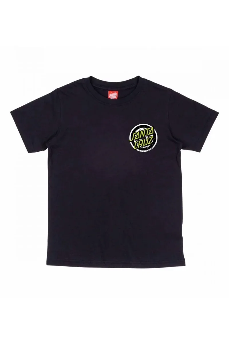 SANTA CRUZ T-Shirts Youth Rob Smasher T-Shirt - BLACK-SCA-YTE-9133-BLACK