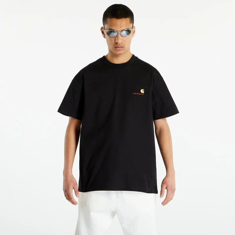 T-shirt Carhartt WIP American Script T-Shirt Black S