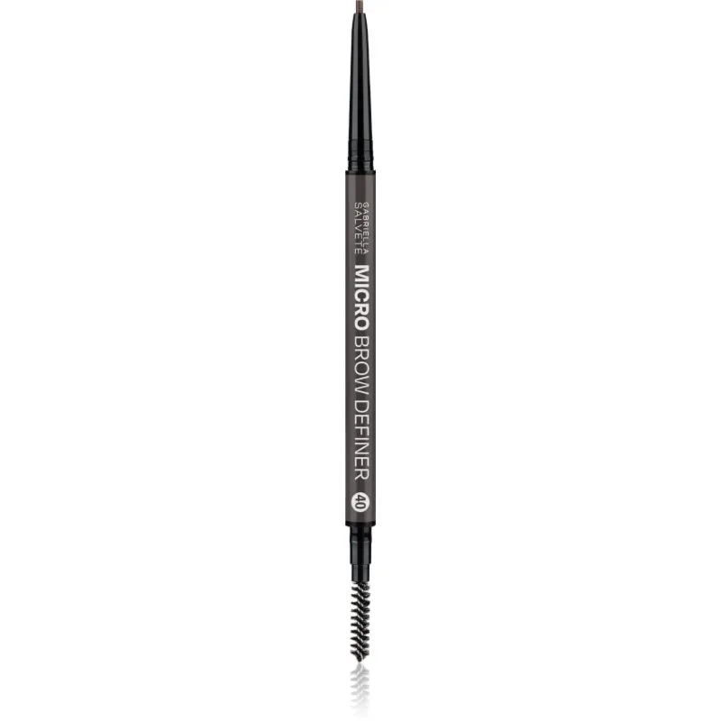 Gabriella Salvete Micro Brow Definer ακριβής μολύβι για τα φρύδια με βούρτσα απόχρωση 0.08 γρ