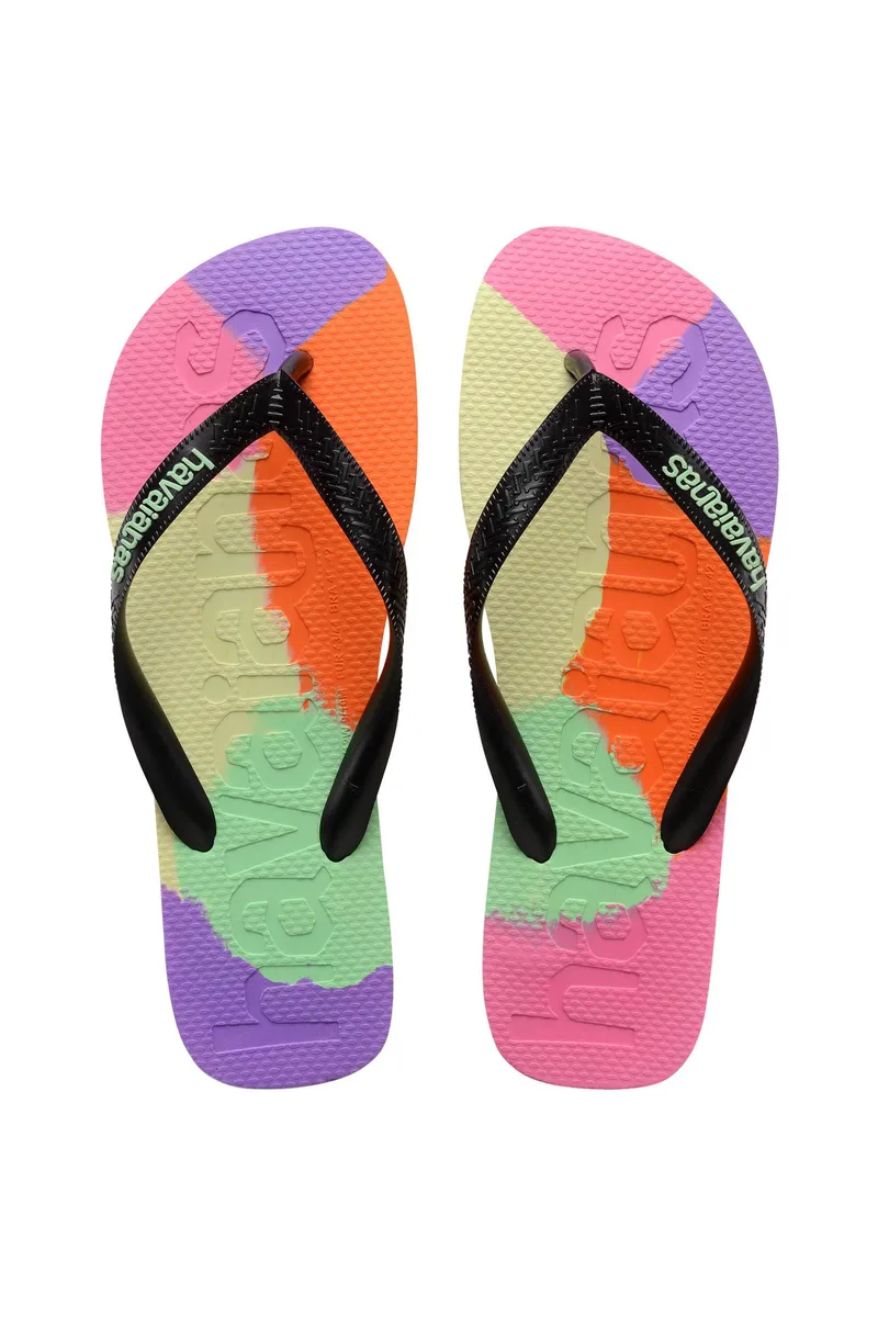 Havaianas unisex σαγιονάρες "Top Logomania Colors II" - 4147526 Μαύρο