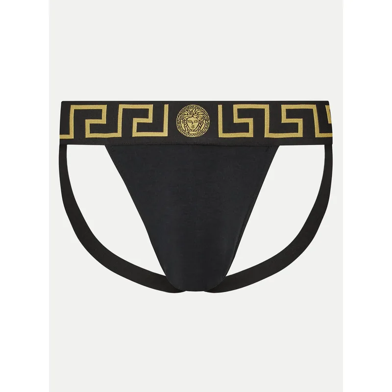 Versace Σλιπ Jock Strap AUU01017 1A10011 Μαύρο