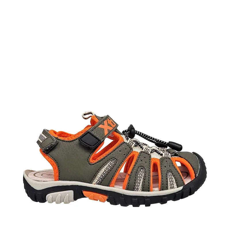 XtiKids Παιδικά κλειστά trekking σανδάλια 57167 χακί