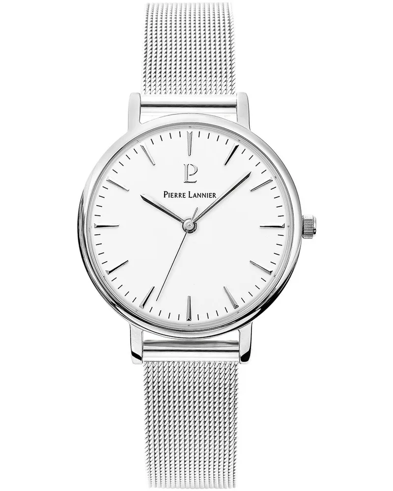 PIERRE LANNIER Ladies - 089J618, Silver case with Stainless Steel Bracelet