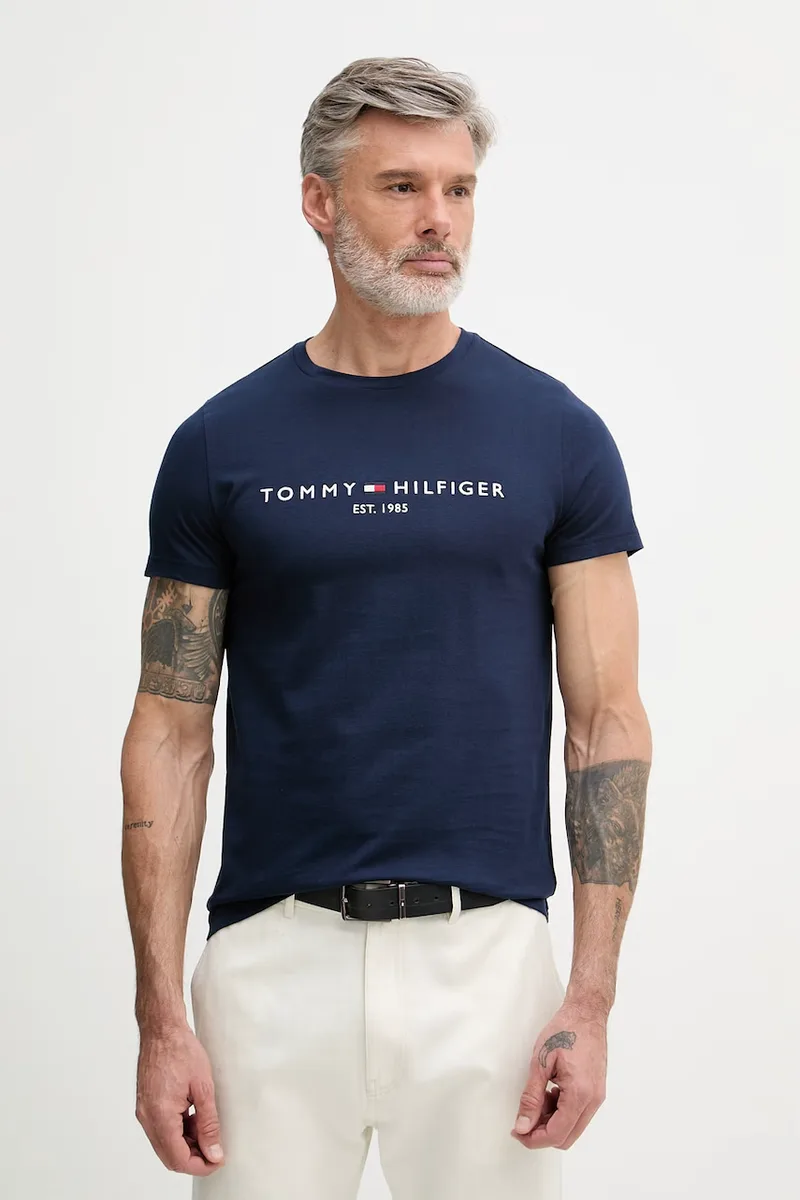 Tommy Hilfiger T-shirt Ανδρικό βαμβακερό