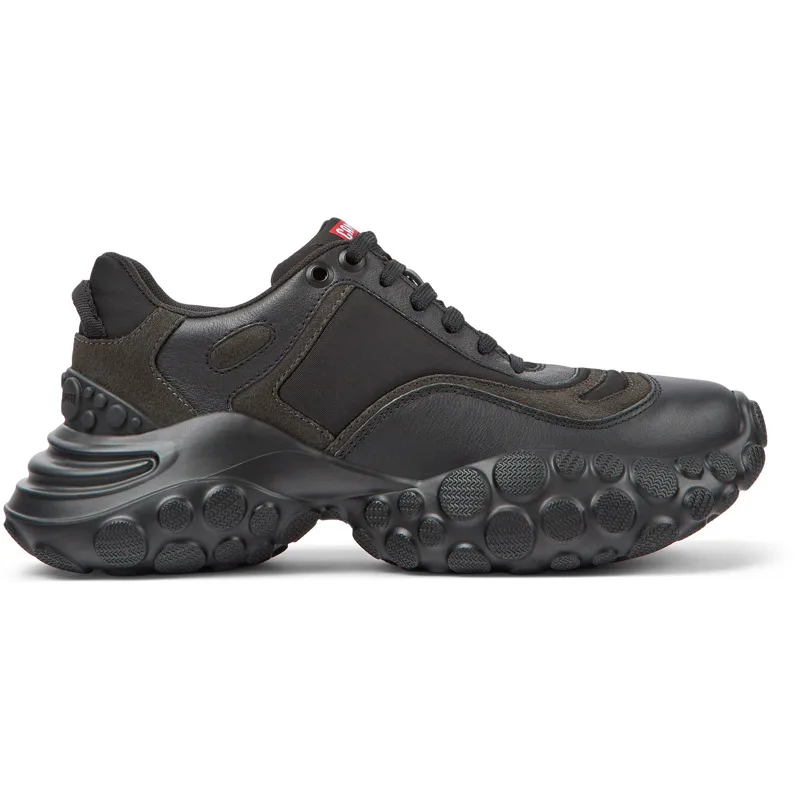 CAMPER Pelotas Mars - Sneakers Για Γυναικεία - Μαύρο, Μέγεθος 39, Cotton fabric/Smooth leather