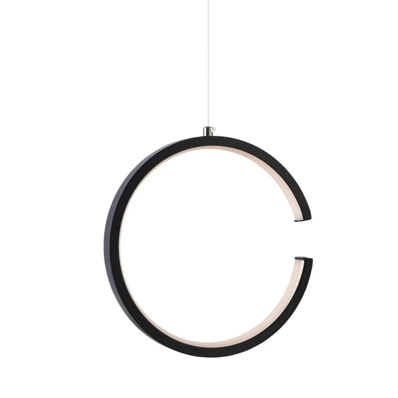 Φωτιστικό Οροφής LED Aca Euclid3 V28LEDP22BK Black