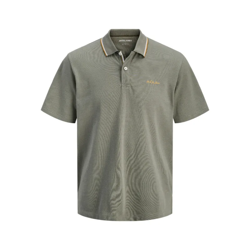 Polo πικέ "Blaze" της Jack & Jones,σε plus fit γραμμή - Vetiver