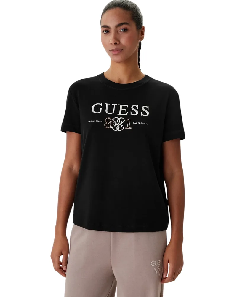 Guess Γυναικείο T-Shirt Steffi V6RI13KD772-JBLK Μαύρο