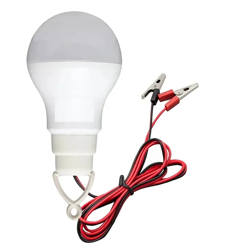 ΛΑΜΠΑ LED ΜΕ ΑΚΡΟΔΕΚΤΕΣ ΜΠΑΤΑΡ ΑΥΤ/ΤΟΥ 12V (9W)