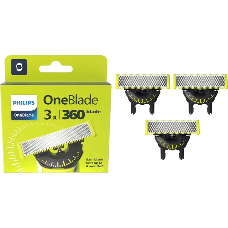 Philips OneBlade 360 QP430/50 ανταλλακτικές λεπίδες for Philips OneBlade 3 τμχ