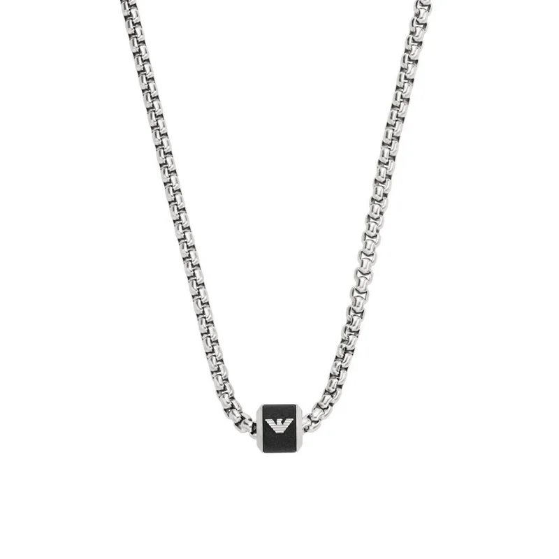 EMPORIO ARMANI Αντρικό Κολιέ Απο Ατσάλι EGS2910040