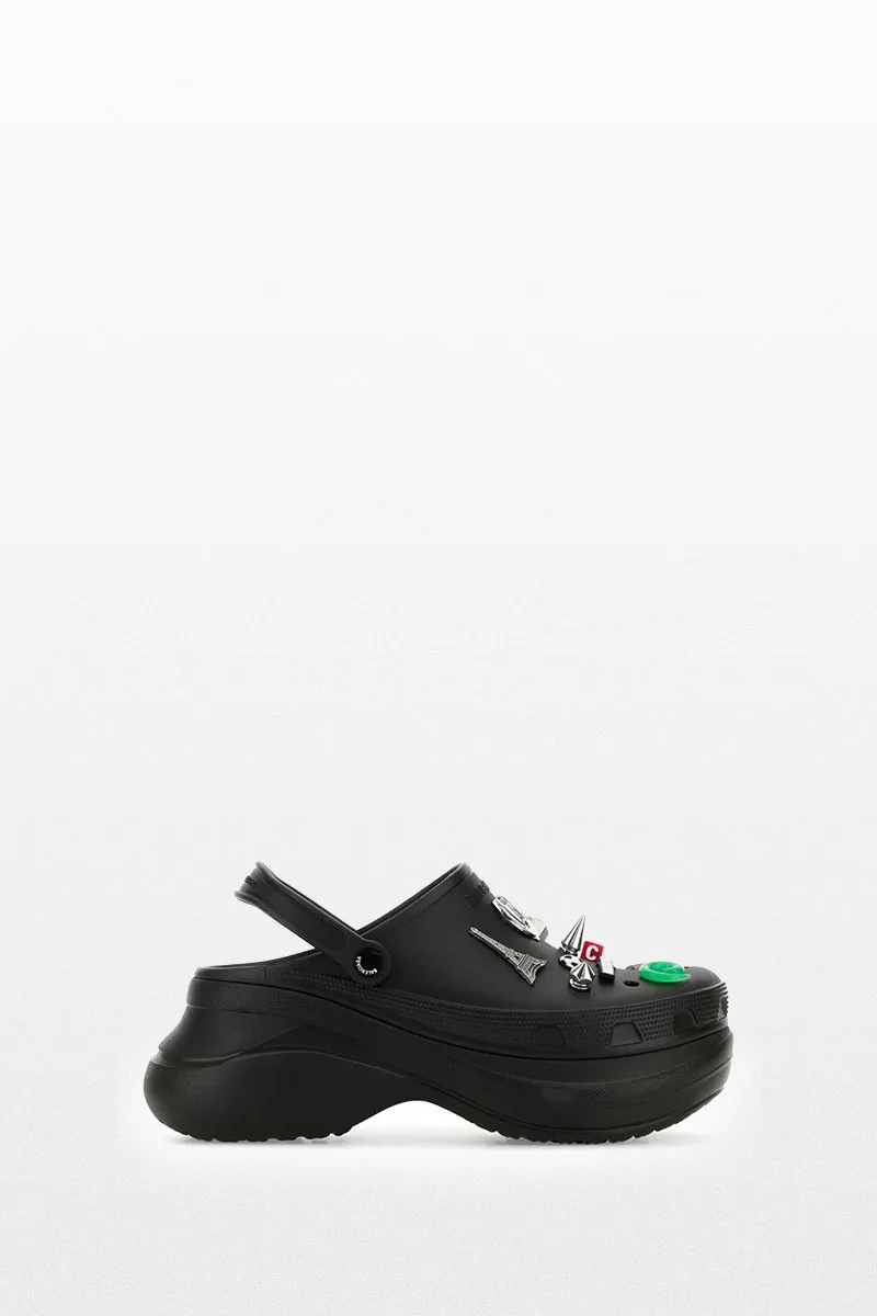 BALENCIAGA Ανδρικό Μαύρο Crocs Collaboration Mule Jibbitz