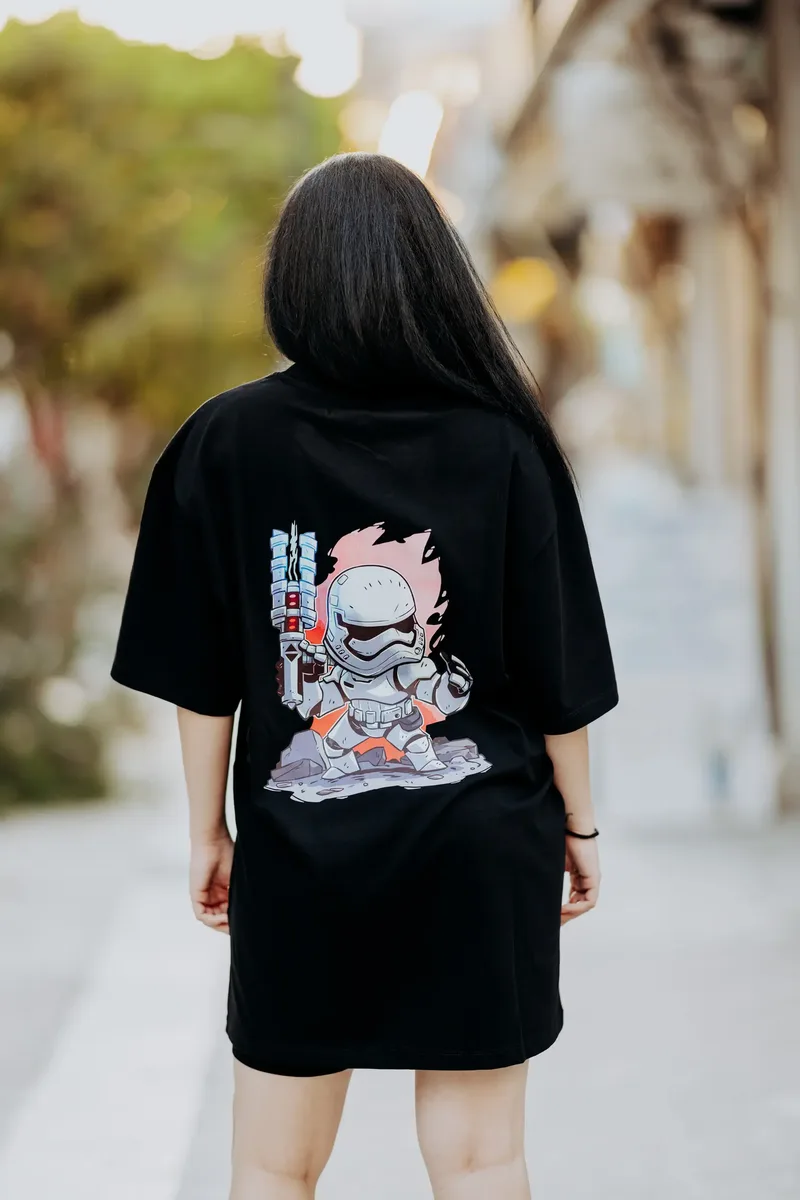 2k Project – Star Wars Stormtrooper T-Shirt (Black) (Unisex)