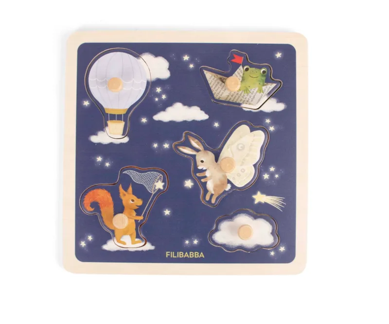 Filibabba Wooden Sensory Puzzle - Little Adventurers