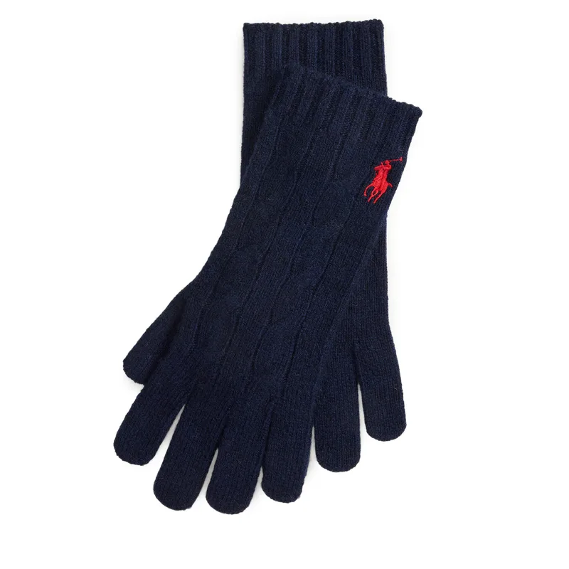 Γάντια Polo Ralph Lauren 455981440005 Σκούρο μπλε