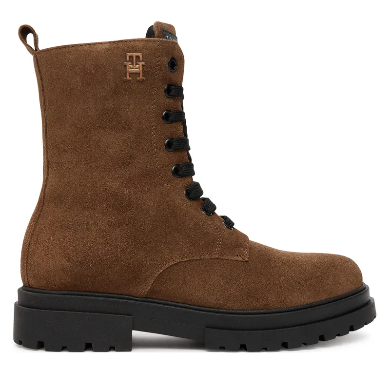 Ορειβατικά παπούτσια Tommy Hilfiger Lace-Up Bootie T4A5-34024-1429 Καφέ