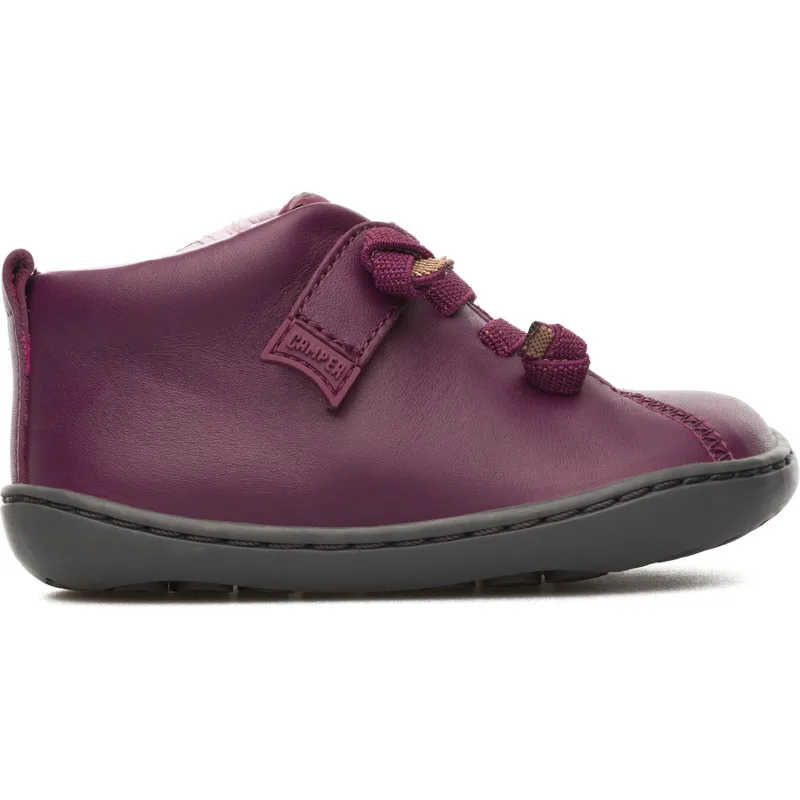 CAMPER Peu - Άγκιστρο και θηλιά Για - Μοβ, Μέγεθος 22, Smooth leather