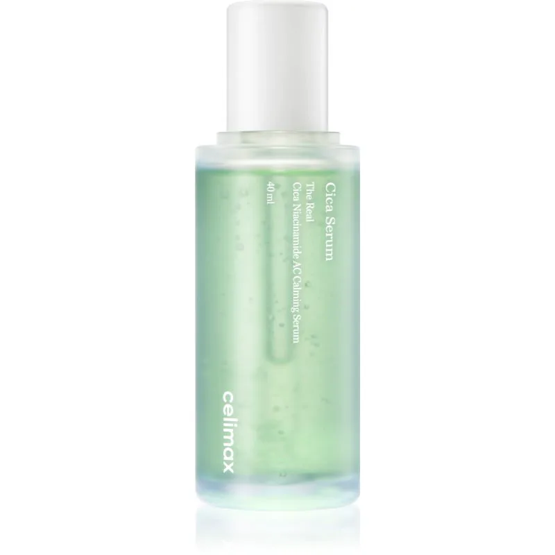 celimax The Real Cica Niacinamide AC Calming Serum καταπραϋντικός ορός για ευαίσθητη επιδερμίδα με τάση για ακμή 40 ml