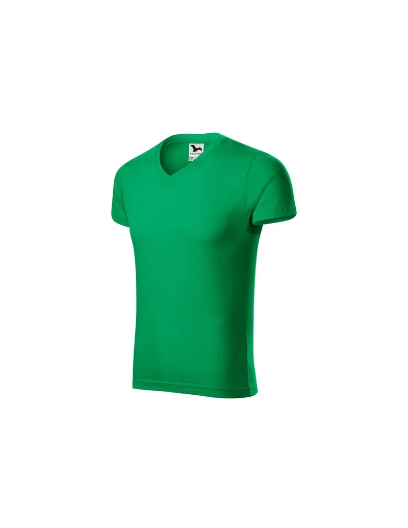 Malfini Ανδρικό Διαφημιστικό T-shirt Κοντομάνικο σε Πράσινο Χρώμα MLI-14616