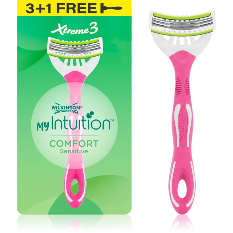 Wilkinson Sword My Intuition Xtreme 3 μιας χρήσεως ξυραφάκια Comfort Sensitive 4 τμχ