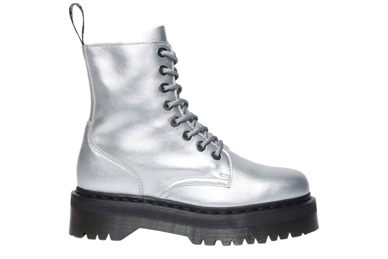 Μποτάκια Dr. Martens Jadon MIlled Metallic 31922040-Silver