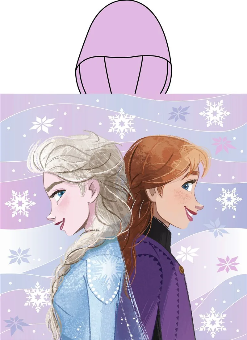 Πόντσο Θαλάσσης Quick Dry Disney Home Frozen 199 50X100 Lilac 100% Microfiber