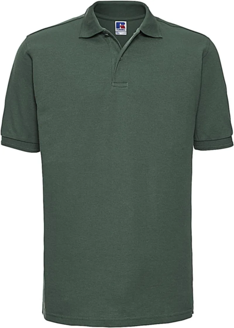 Hard Wearing Polo Shirt Russell R-599M-0 Bottle Green