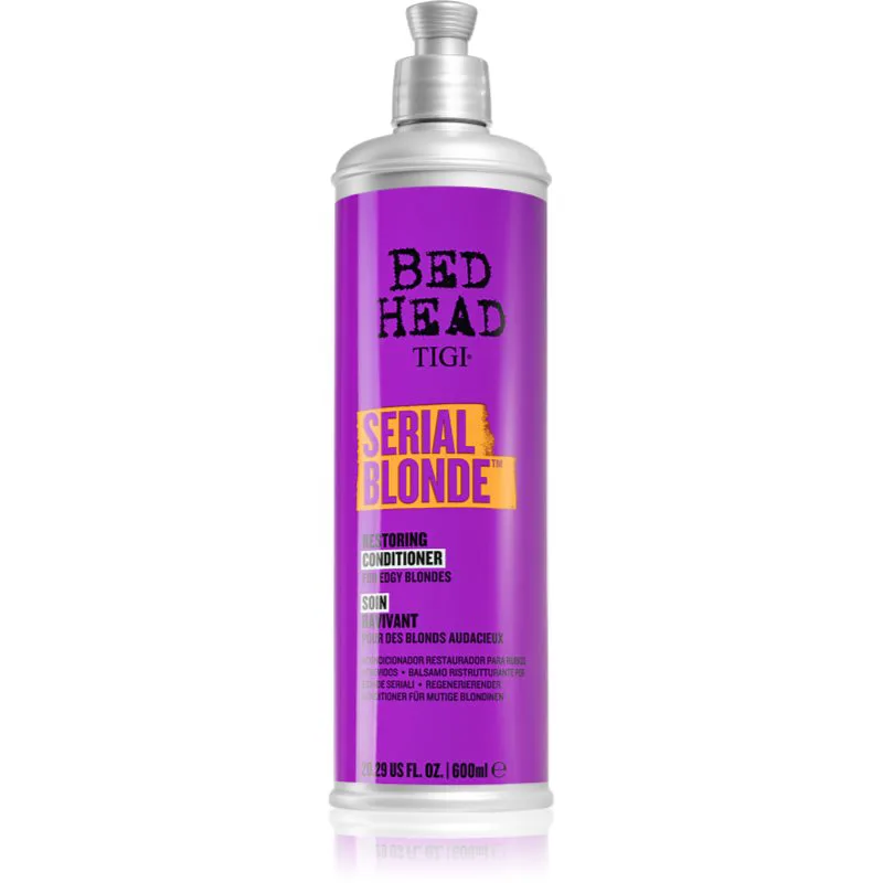 TIGI Bed Head Serial Blonde αποκαταστατικό μαλακτικό για ξανθά και με ανταύγειες μαλλιά 600 ml