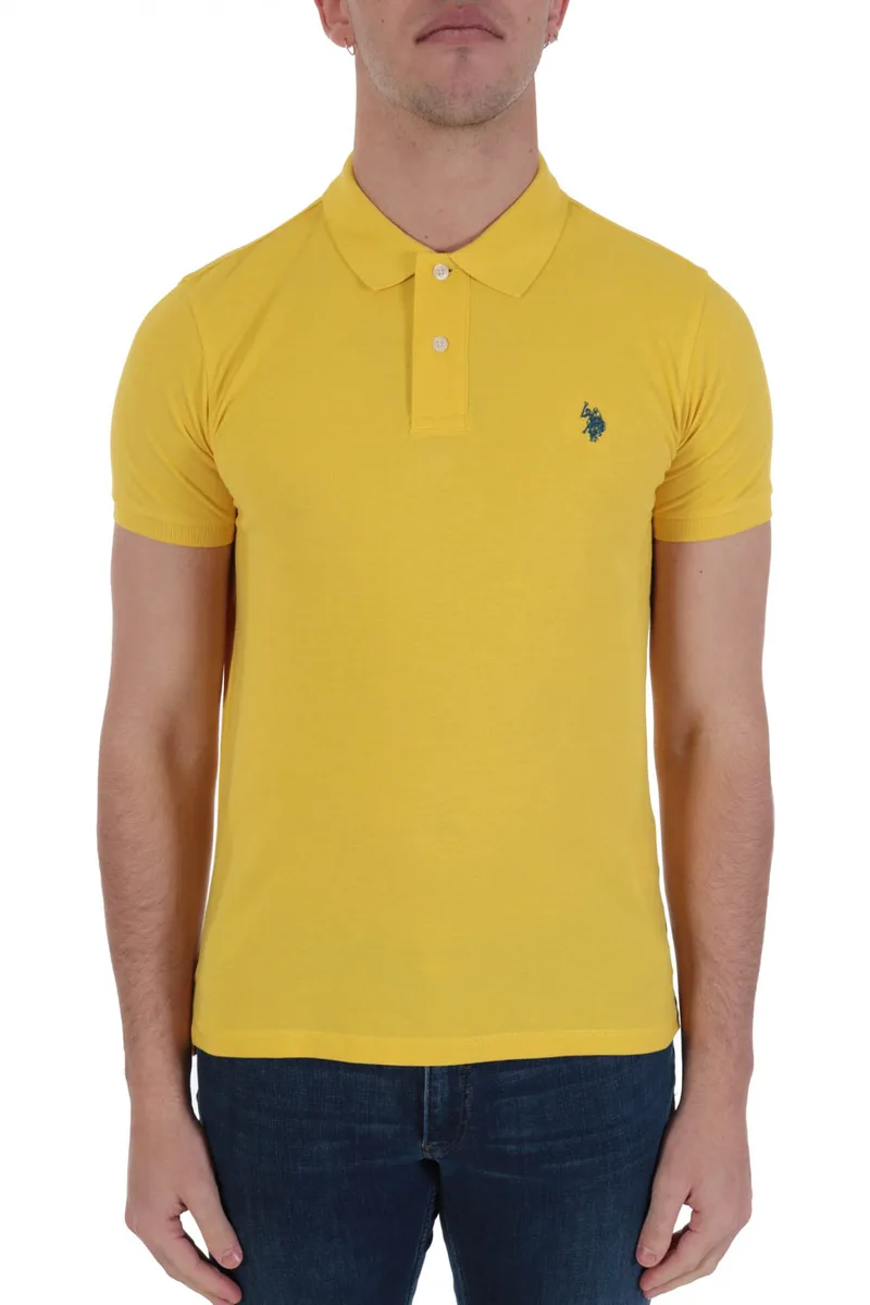 U.S. POLO ASSN POLO KING LOGO ΚΙΤΡΙΝΟ