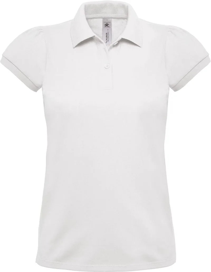 Heavymill Polo Ladies B & C Heavymill Women White