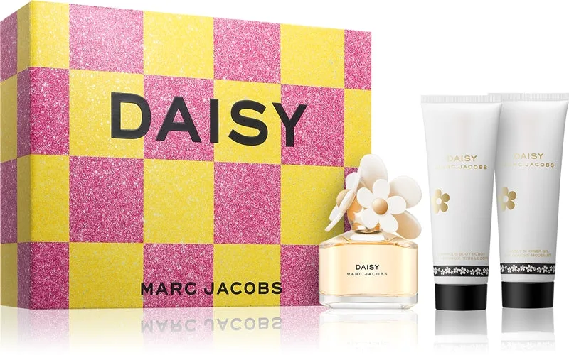 Marc Jacobs Daisy women's gift set Edt 50 ml + perfumed body milk 75 ml + perfumed shower gel 75 ml