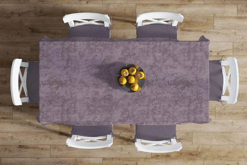 Καρέ Αλέκιαστο 90X90 Panama Shadow Dark Μωβ 70/30 Cott/Pol