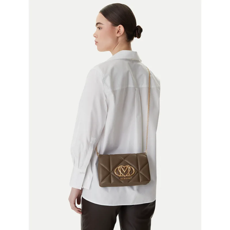 Τσάντα LOVE MOSCHINO JC4043PP1OLC0203 Καφέ