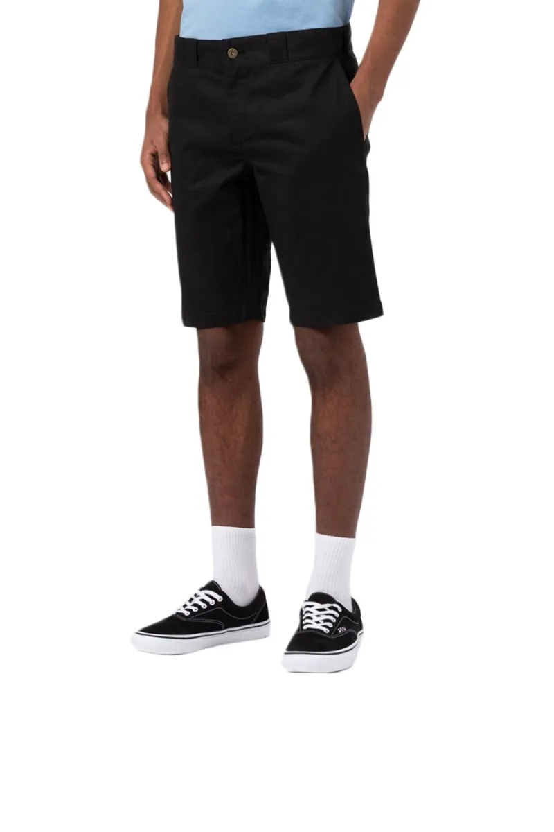 DICKIES Σορτς- Βερμούδες SLIM WORKSHORT FLEX - ΜΑΥΡΟ-DK0A4XPQBLK1-BLACK