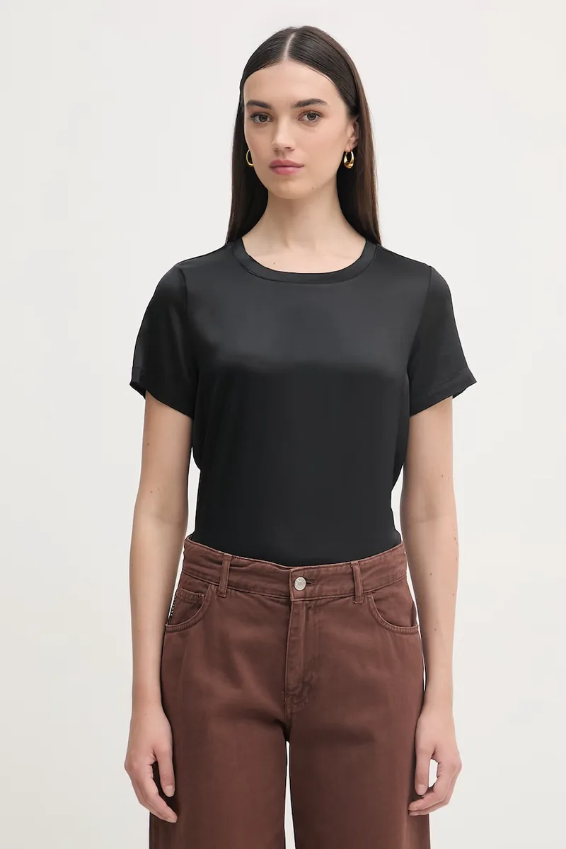 Haveone t-shirt basic γυναικείο με βισκόζη