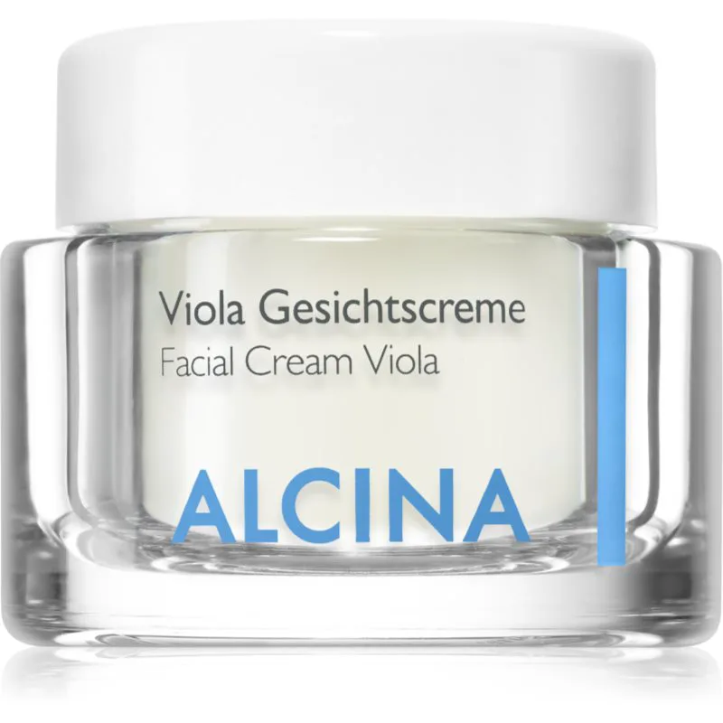Alcina For Dry Skin Μωβ κρέμα για να καταπραύνει την επιδερμίδα πρόσωπου 50 ml