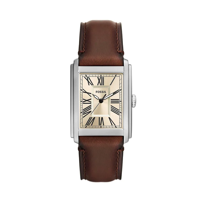 Ρολόι Fossil Carraway FS6012 Καφέ