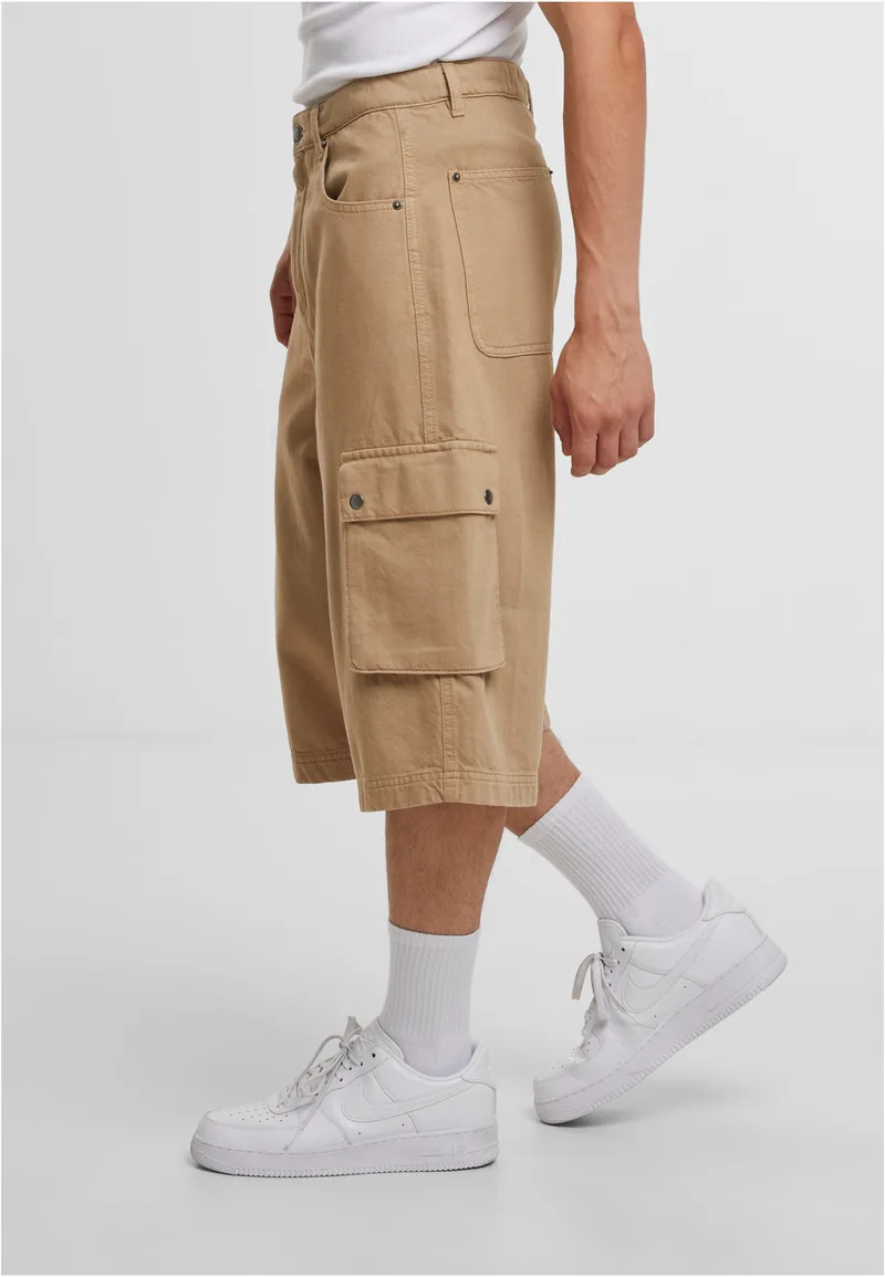 Washed Workwear Cargo Shorts Urban Classics TB8208-03738 unionbeige