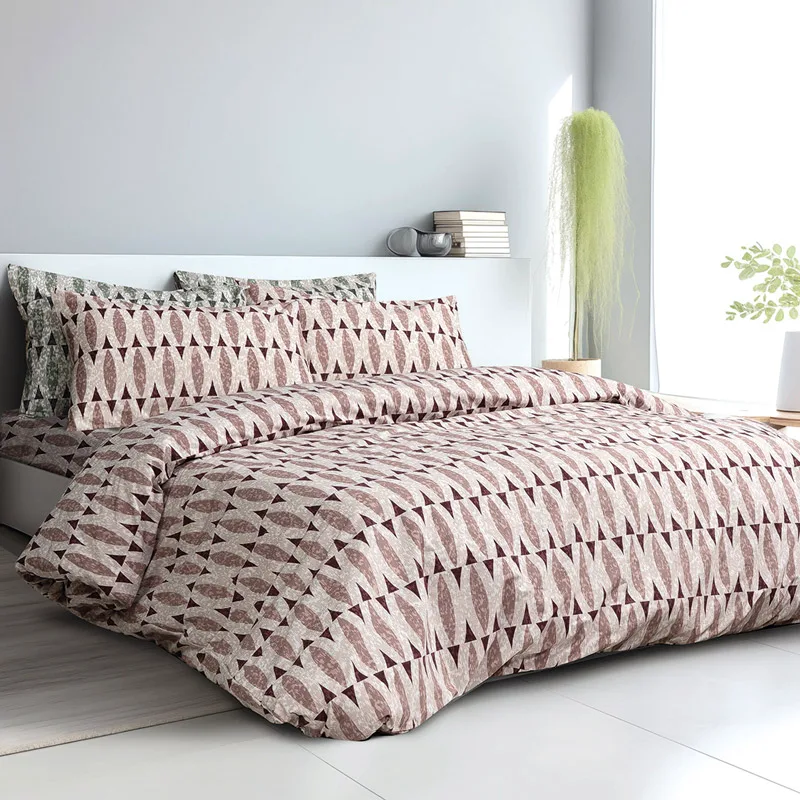 Παπλωματοθήκη Υπέρδιπλη Σετ 230x250 Beauty Home Barbados 12182 Salmon 230x250