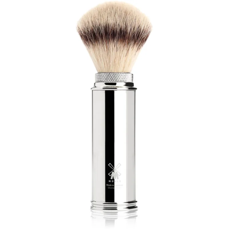 Mühle TRAVEL Silvertip Synthetic βούρτσα ξυρίσματος Silver 1 τμχ
