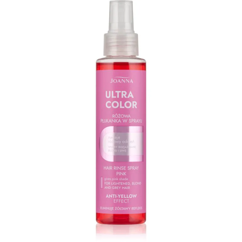 Joanna Ultra Color Hair Rinse Ροζ Spray σπρέι με χρώμα απόχρωση Ροζ 150 ml