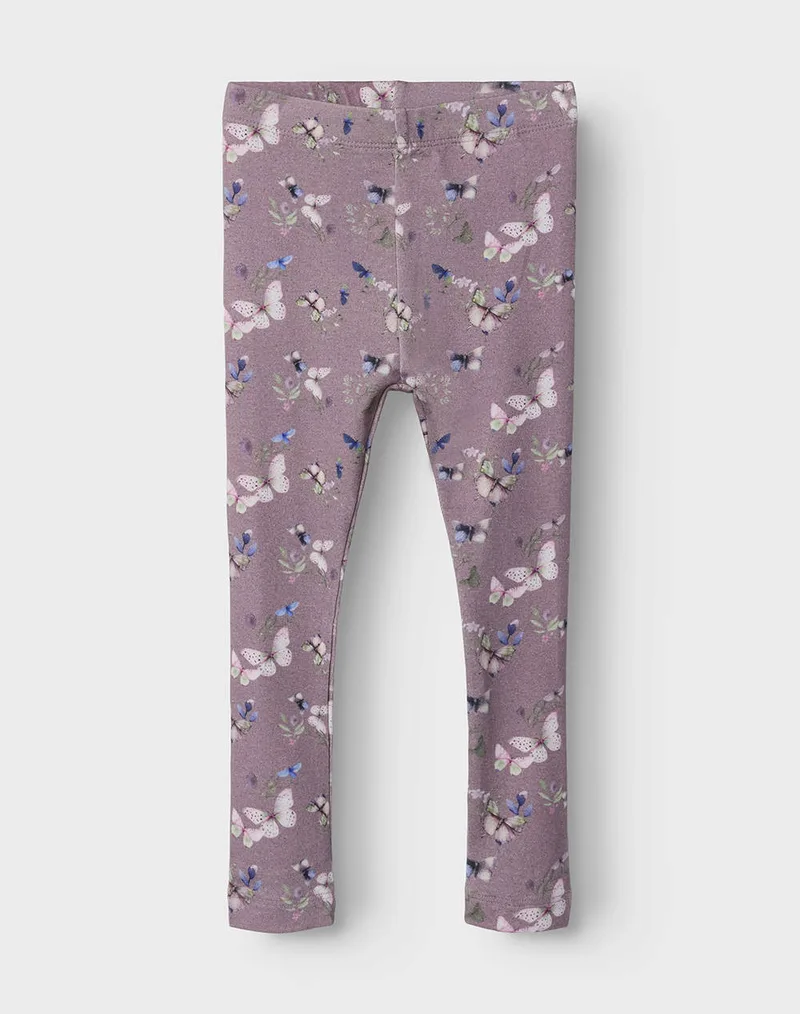 NAME IT NMFBELA M LEGGING 13242749-Elderberry Mixed