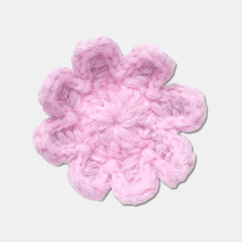 Crocs Crochet Light Ροζ Flower διακοσμητικό Jibbitz (9000262385_7386)