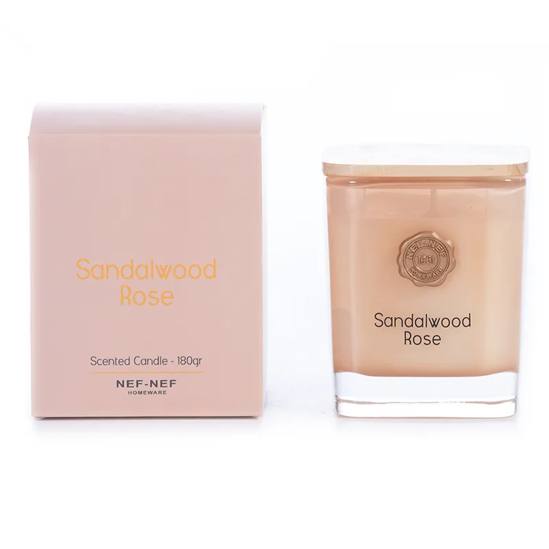 Αρωματικό Κερί Sandalwood Rose 180Gr Rose Nef Nef